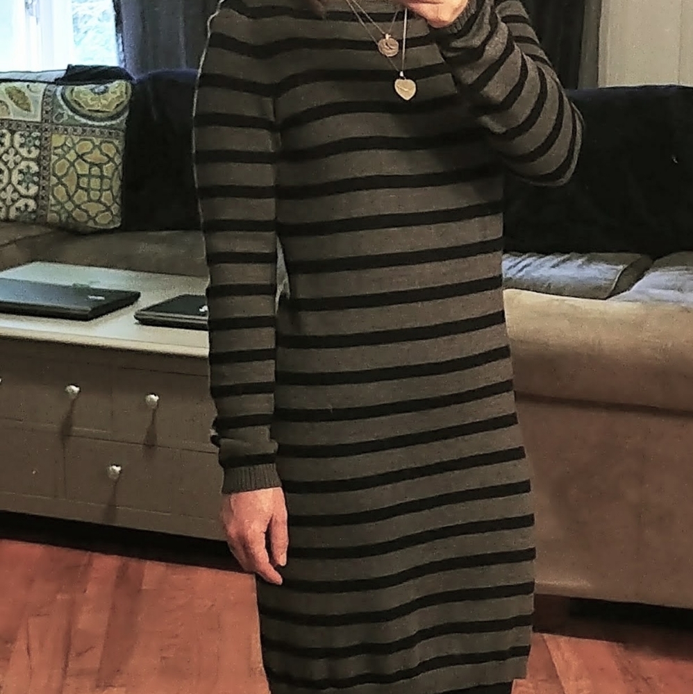 Loft merino blend sweater dress